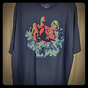 Attack on Titan black 2xl shirt